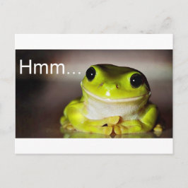 Hmm Frog Postkarte