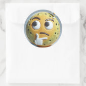 Hmm…– Thinking Pickleball Emoji Sticker (Tasche)