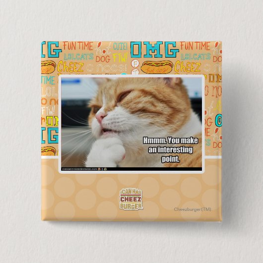 Hmmm. Button (Vorderseite)