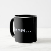 Hmmm Funny Mug Tasse (Vorderseite Links)