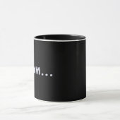 Hmmm Lustiger Becher Tasse (Zentrum)