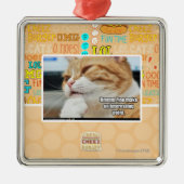 Hmmm. Ornament Aus Metall (Vorne)