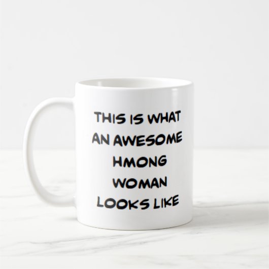 Hmong-Frau, großartig Kaffeetasse (Links)