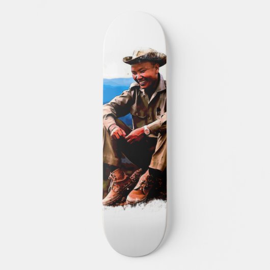 Hmong General Vang Pao Custom Pro Park Board Skateboard (Vorderseite)