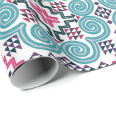 Hmong Inspiriert Geschenkwrap Geschenkpapier (Rolleneckpunkt)