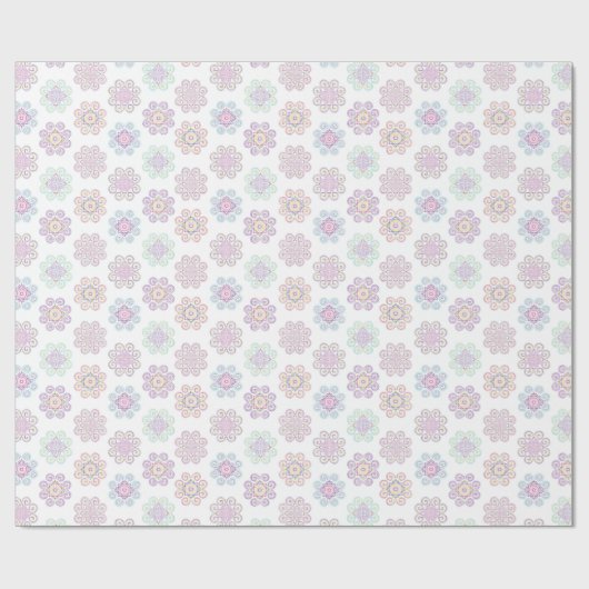 Hmong-Inspirierte Farbe (Med) Geschenkpapier (Flach)