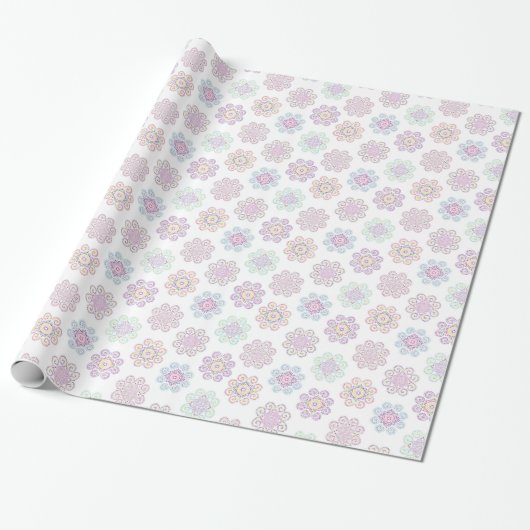 Hmong-Inspirierte Farbe (Med) Geschenkpapier (Ungerollt)