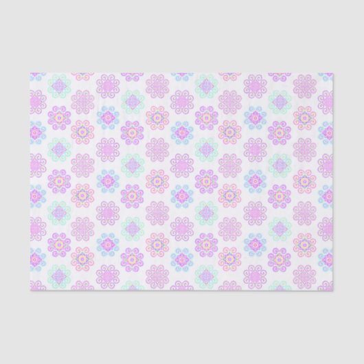 Hmong-Inspiriertes, helles Muster-Gewebepapier Seidenpapier (Vorderseite)