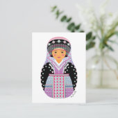 Hmong Matryoshka Postcard Postkarte (Stehend Vorderseite)