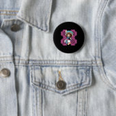 Hmong Miao Hmoob Mädchen Frau Prinzessin stark Button (Beispiel)