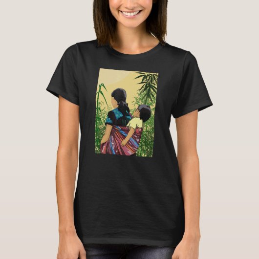 Hmong Miao Proud Traditional Mother Woman Hmoob Et T-Shirt (Vorderseite)