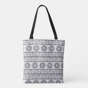 Hmong Motiv in der grauen Tasche