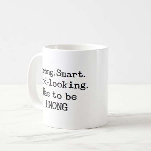 hmong stark kaffeetasse (Vorderseite Links)