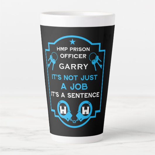 HMP-Gefängnisbeauftragter Milchtasse (Vorderseite)