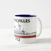 HMS Achilles, Orig config Zweifarbige Tasse (VorderseiteRechts)