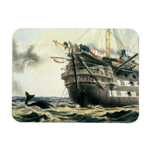 HMS Agamemnon, das das ursprüngliche atlantische K Magnet