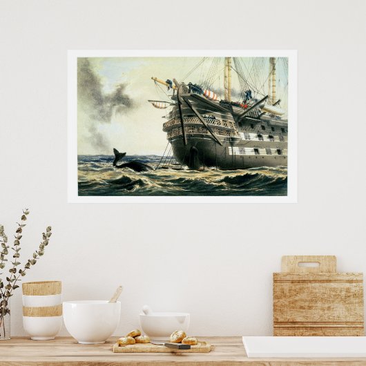 HMS Agamemnon, das das ursprüngliche atlantische K Poster (Küche)