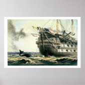 HMS Agamemnon, das das ursprüngliche atlantische K Poster (Vorne)