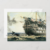 HMS Agamemnon, das das ursprüngliche atlantische K Postkarte (Vorne/Hinten)