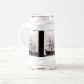 HMS Agincourt 1865 Bierglas (Vorderseite Links)