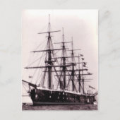 HMS Agincourt 1865 Postkarte (Vorderseite)