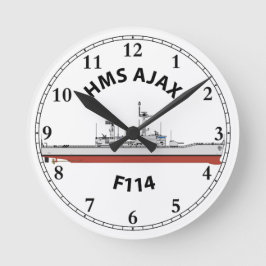 HMS AJAX - F114 LEANDER ORIG RUNDE WANDUHR