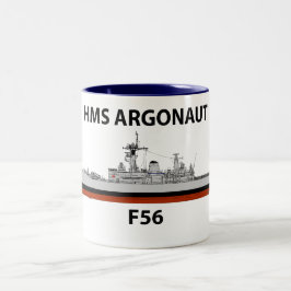 HMS Argonaut, Seeschiff Zweifarbige Tasse