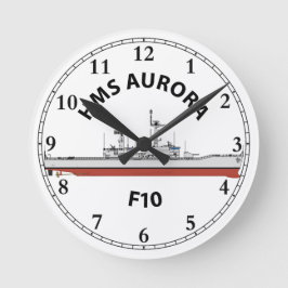 HMS AURORA - F10 - LEANDER ORIG RUNDE WANDUHR