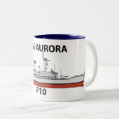 HMS Aurora, Orig config Zweifarbige Tasse (VorderseiteRechts)