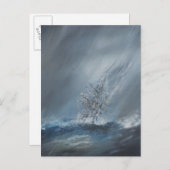 HMS-Beagle im Sturm vor Kap Horn 24. Dezember Postkarte (Vorne/Hinten)