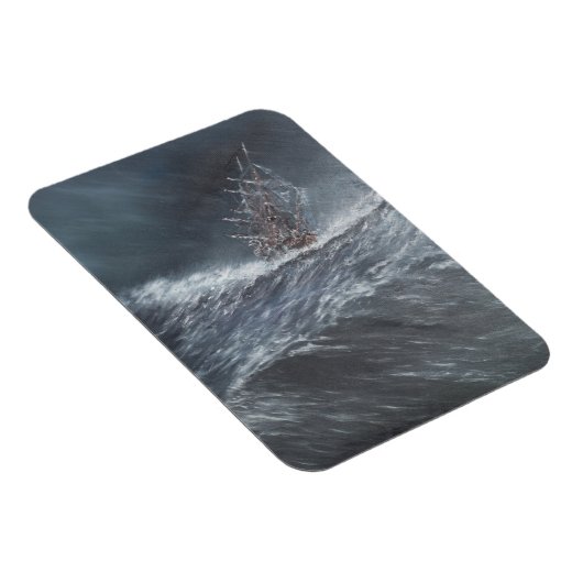 HMS-Beagle im Sturm vor Kap Horn Magnet (Rechte Seite)