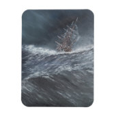HMS-Beagle im Sturm vor Kap Horn Magnet (Vertikal)