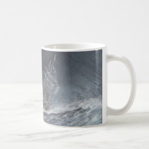 HMS-Beagle in einem Sturm vor Kap Hoorn Kaffeetasse