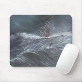 HMS-Beagle in einem Sturm vor Kap Hoorn Mousepad (Mit Mouse)