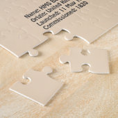 HMS Beagle Tall Ship Blueprint SD Puzzle (Seite)