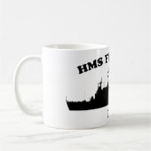 HMS Becher ohne Angst Kaffeetasse (Links)
