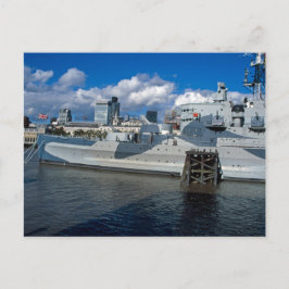 HMS Belfast London Postkarte