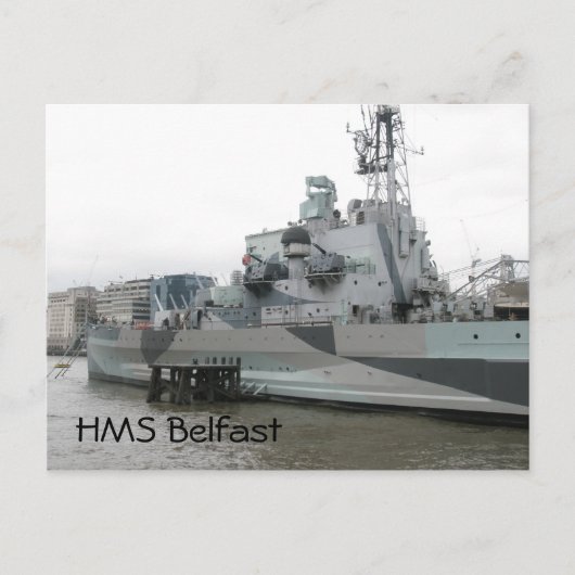 HMS Belfast Postkarte (Vorderseite)