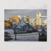 HMS Belfast. Postkarte (Vorderseite)