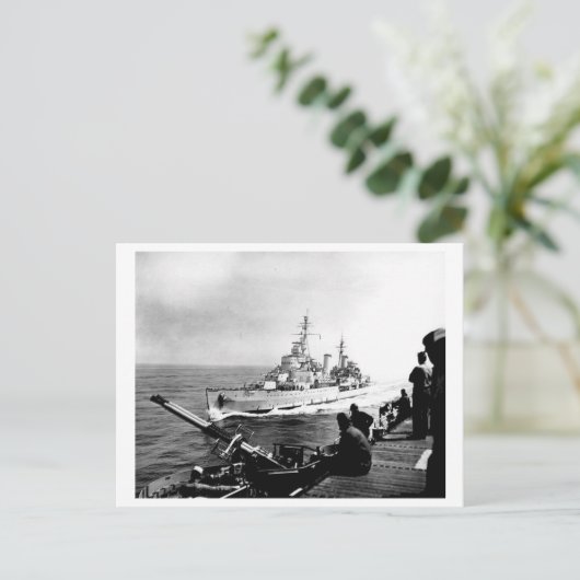 HMS Belfast Postkarte (Stehend Vorderseite)
