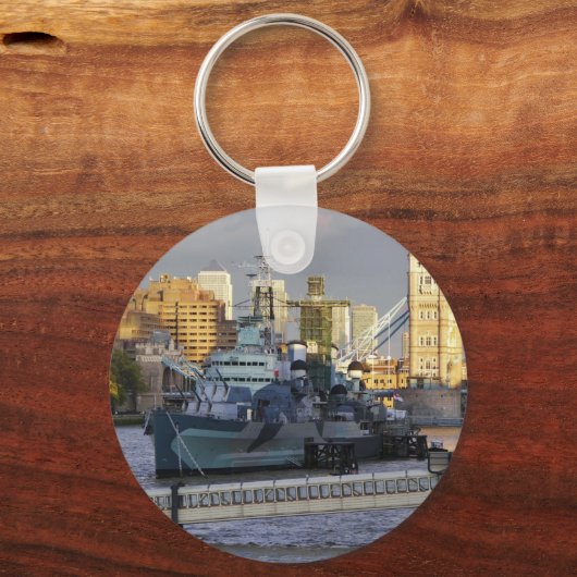 HMS Belfast. Schlüsselanhänger (Vorderseite)