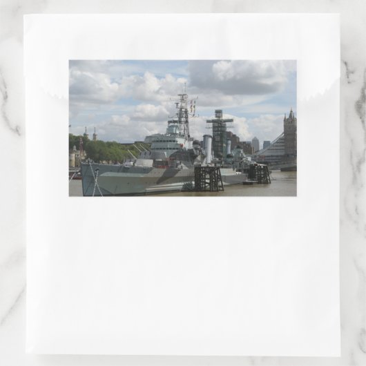 HMS Belfast Sticker (Tasche)