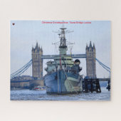 HMS Belfast Tower Bridge London Jigsaw Puzzle (Horizontal)