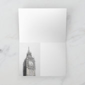 HMS Belfast und Tower Bridge Grußkarte Karte (Innenseite)