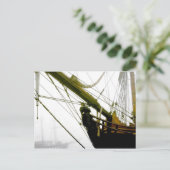 HMS Bounty Emerging from the Mist Postcard Postkarte (Stehend Vorderseite)