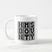 HMS Bounty, Literaturschiff Kaffeetasse (Links)