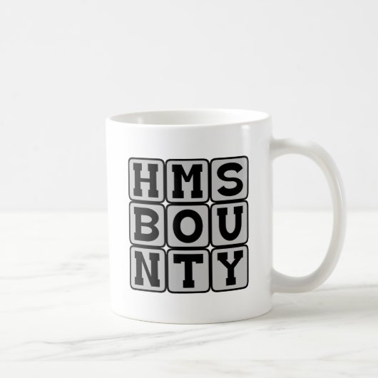 HMS Bounty, Literaturschiff Kaffeetasse (Rechts)