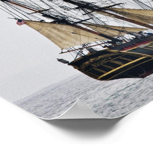 HMS Bounty Poster (Ecke)