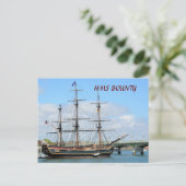 HMS BOUNTY POSTKARTE (Stehend Vorderseite)