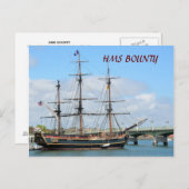 HMS BOUNTY POSTKARTE (Vorne/Hinten)